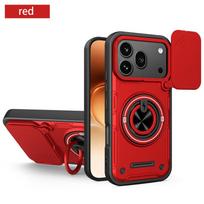 Armor Funda For Honor 600 Lite Honor600 Pro Case Slide Camera Lens Cover For Honor 600 Pro 5G Magnetic Ring Stand Protect Coque Honor 600 black
