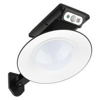 Circular Solar Wall Lamp Outdoor Human Body Sensing LED Courtyard Lamp Garage Lighting Street Lamp