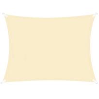 Smėlio spalvos saulės pavėsio burė 3 x 2 m SN0060