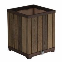 Keter Gėlių vazonas 29213623533 45,5 x 45,5 x 55 cm, 74 l, 5,5 kg, Integruota laistymo sistema, Drenažo indas, Brown