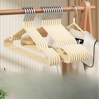 Plastikinės pakabos drabužiams, skirtos naudoti namuose, nepaliekančios žymių ir neslystančios, sustorintos ir sustorintos drabužių džiovinimo 30g(10pcs) mėlyna