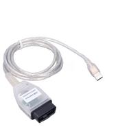 OBD2 Diagnostic Cable FT232RL Chip 8‑Pin K D CAN ABS Heat Resistance Replacement for 1 3 5 Series X1 X5 white