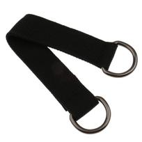 Fitness Equipment Hanging Sandbag Pull Up Rope Belt Multifunction Fitness Equipment Hook Ring Hanging Belt With Hook 2.5*45cm black