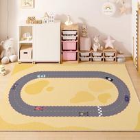 VIKAMA Children's Room Play Area Carpet Living Room Bedroom Children's Car track Digital puzzle game mat Baby play crawl mat 40X60CM