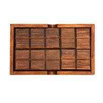 Puzzle Chocolate Box Problem Solving Games Luban Lock Educational Intellectual Toys Difficult Brain Teasers For Adults And Kids brown