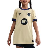 Nike x Kobe F.C. Barcelona 2025/26 Stadium Away Jersey Team Gold/Team Gold/Persian Violet/Black Kids Tops Yellow HJ5286-784 M beige