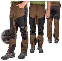 Vyriškos žalios softshell kelnės žygiams lauke į kalnus Firi L black