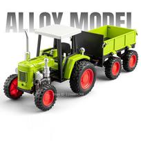1:32 Mastelio Retro Traktoriaus Automobilio Modelis Žaislas Garsas Šviesa Lieto Metalo Žemės Ūkio Transporto Priemonės Modeliai Dekoracijos Vaikams yellow