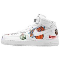 Nike Air Force 1 Mid Supreme Nba White AQ8017-100 44 white