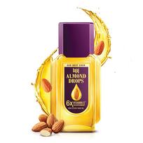 Bajaj migdolų lašų plaukų aliejus, 185ml, 6x vitaminas E, migdolų aliejus, lengvas ir nelipnus, plaukų slinkimo stabdymas blue