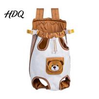 Outdoor Kitten Hiking Carrier Pet Backpack Leg-Out Cat Chest Bag Adjustable Drawstring Breathable Small Dog Travel Backpack Pouch for Puppy Walking S