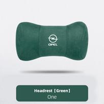 Car Seat Headrest Suede Neck Pillow Head Cushioning For Opel Astra Grandland Corsa Mokka Frontera Insignia Zafira Vivaro Karl Nz4 gray
