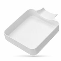 1 vnt. skalbimo mašinos nutekėjimo padėklas 3D spausdinimo nutekėjimo piltuvėlio padėklas pūkų filtrų valymui Vandens surinkimo padėklas Apsaugo grindis nuo išsiliejimo one size white