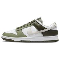 Nike Dunk Low Oil Green Vyriški sportbačiai Balti Šviesiai kauliniai Krovinių chaki FN6882-100 46 gray