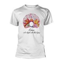 QUEEN A NIGHT AT THE OPERA T-Shirt, Front & Back Print M white