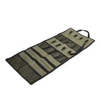 Camping Hanging Bag 600D Oxford Cloth Camp Storage Bag with Hanging Hooks Mesh Pockets for Home Office Picnic gray