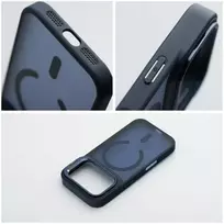 Forcell F-Protect Smoke Hybrid Premium phone case with MagSafe support for iPhone 17 Pro Max | iPhone 18 Pro Max navy