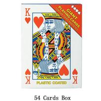 Oversized Jumbo 4Times Larger Poker Playing Cards Games For Adults Children Juegos De Mesa Familiares Divertidos Partyspiele yellow