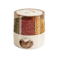 Rotatable Dividers Grain Storage Container One-Click Output Food-Grade Container  Restaurant M balta