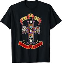 Guns N' Roses Oficialus Kryžiaus Marškinėliai S įvairiaspalvis