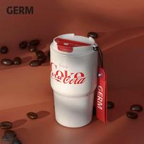 Germ Coca-Cola 590ml 316SS Dual-Drink Insulated Tumbler brown