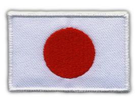 Patchion Flag of Japan - Self-Adhesive Backing - Embroidered Patch/Badge/Emblem