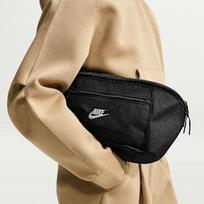 Nike 8L Heritage Waistpack 'Black/Black/White' ONESIZE