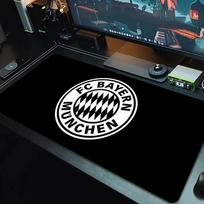FC Bayern München Pelės padėkliukas Didelė žaidimų stalo pagalvėlė Neslystantis Nešiojamojo kompiuterio Planšetinio kompiuterio Didelis pelės padėkliukas XXL kilimėlis Mini PC žaidimų kilimėlis Su užrakinamu kraštu_XIA 30cmx60cm(11.8x23.6inch) brown