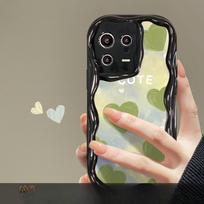 Suitable for Xiaomi 13 Mobile Phone Case Redmi K60/50 Green Love Chain 11/10s Silicone Soft Shell Note9pro Mi 13 beige