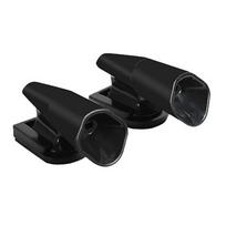 1pair Ultrasonic Warning Ultrasonic Animal Repeller Deer Warning Repeller  Outdoor Protection B-Black black