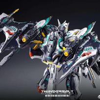 1/100 mastelio Inera Begalinė dimensija Žaibo Manta Ray Originalus Mecha Plastikinis figūrėlės rinkinys Veiksmo figūrėlės Išgraviruotos linijos Skaidrus Aukščiausios kokybės gray