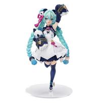 18CM Anime Hatsune Miku figūrėlė Nacionalinio stiliaus Madinga Panda MODERNCHINA Figūrėlė Žaislas Kolekcija Veiksmo figūrėlė PVC Gimtadienio dovanos white