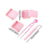 7pcs/set Plastic Tweezers Hama Beads Clip Handmade DIY 2.6mm Tool Artifact Pen Needle Shovel Plate Tweezers For Hama Beads Tools white