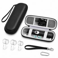 BOSSNUOK Hard Travel Case for Oral-B Pro 3 500 300 1500 Electric Toothbrush, Portable EVA Protective Electric Brush Case with 3 Brush Head Covers,