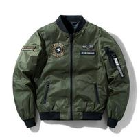 Lokomotyvo striukė vyrams pavasaris ruduo vėjo striukė pilotų paltai armijos vyriškos vėjui atsparios striukės krovininės didelio dydžio laisvalaikio striukė 7XL juoda