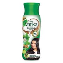 Dabur Vatika Enriched Coconut Hair Oil - 405 ml | For Strong, Thick & Shiny Hair | Good for Scalp Health | Enriched with 10 Herbs green