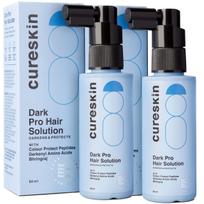 Cureskin serumas nuo žilų plaukų | Atnaujina ir stabdo plaukų senėjimą | Dark Pro plaukų sprendimas Natūralus plaukų tamsintojas, 60 ml (Pakuotėje 2 vnt) gray