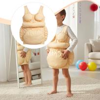 Helovino kostiumas Pilvo apranga Festivaliui, Vaidmenų žaidimams, vakarėliui for Kids beige