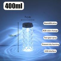 400ML Oro drėkintuvas USB Aromato difuzorius Eterinių aliejų valytuvas Kvapų dulkslos generatorius RGB šviesa drėkintuvas Automobiliui Namams Miegamajam