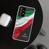 Italijos vėliavos dėklas telefonui Samsung Galaxy A17 A16 A26 A36 A56 A57 A37 A15 A25 A35 A55 A14 A24 A34 A54 A13 A23 A33 A53 Galaxy A17 Samsung A53 white