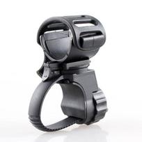90/360° Rotating Torch Clip Bike Bicycle Handlebar LED Flashlight Torch Mount Clamp Clip Holder Grip Bracket Bicycle Light Mount gray
