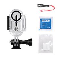 High Transparents Diving Housing for GO 3S Action Cameras Quick Release Buckles With Protective Case And Tool Kit 1 white