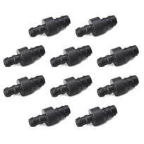 10Pcs Milk Frother Adapter Lightweight Easy Connection Milk Pipe Replacement For Fully Automatic Coffee Maker 1 black