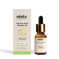 Vedix Customised Ayurvedic Hair Oil, Vikruth Amla Booster Oil With Amla And Sesame - 10Ml white