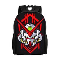 Gundams Backpacks for Women Men College School Student Bookbag Fits 15 Inch Laptop Anime Bags One Size red
