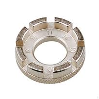 Bicycle Spoke Wrench Wheel Rim Tightener Tool 8 Way Adjust Tension for Truing white
