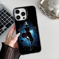 Anime A-avatar last airbenders Phone Case For Apple 11 12 13 14 15 16Pro Max Plus Protect Plating Phone Cover iPhone14pro black