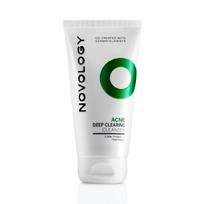 Novology Acne Deep Clearing Cleanser with Thymol+Terpineol| Face Wash for Acne,Whiteheads,Blackheads| Gentle, Non-Drying Formula, Suitable for Sensi white
