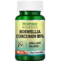 Morpheme Remedies Bosvelija Kurkuminas 95% Kaulų ir sąnarių sveikatai - 60 daržovių kapsulių