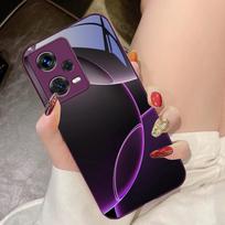 Geometric Semicircle For Xiaomi 14 Ultra 13 Lite Redmi Note 13 11 Pro 12 Plus Poco X6 3 Pro F4 6 GT Tempered Phone Case For Note13ProPlus gray